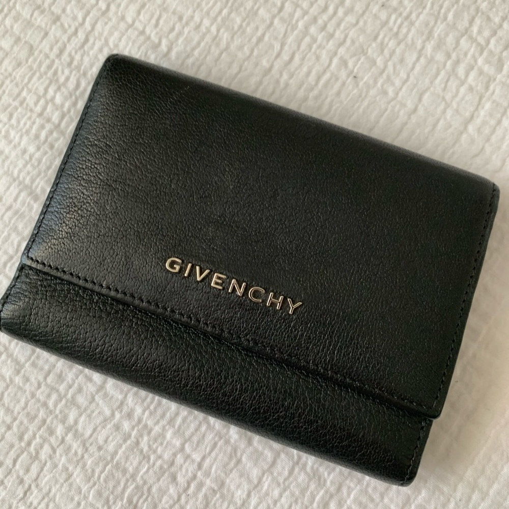 Givenchy Black Pandora Trifold Wallet